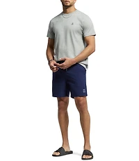 Psycho Bunny Samos Hydrochromic Printed 5.75#double; Inseam Swim Trunks