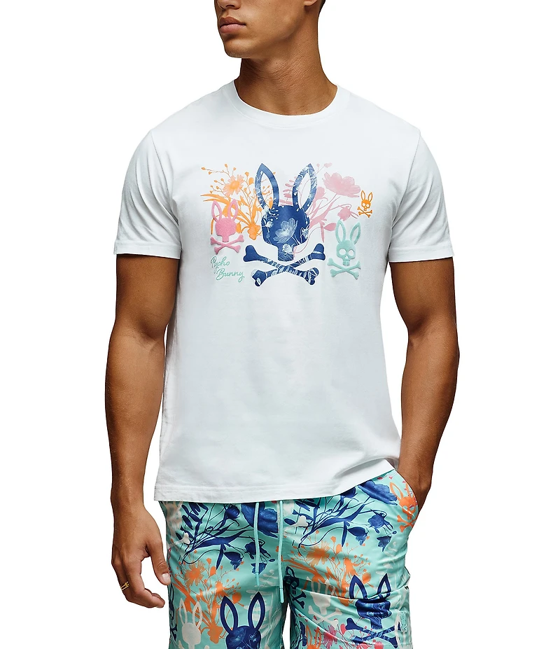 Psycho Bunny Santino Short Sleeve Graphic T-Shirt