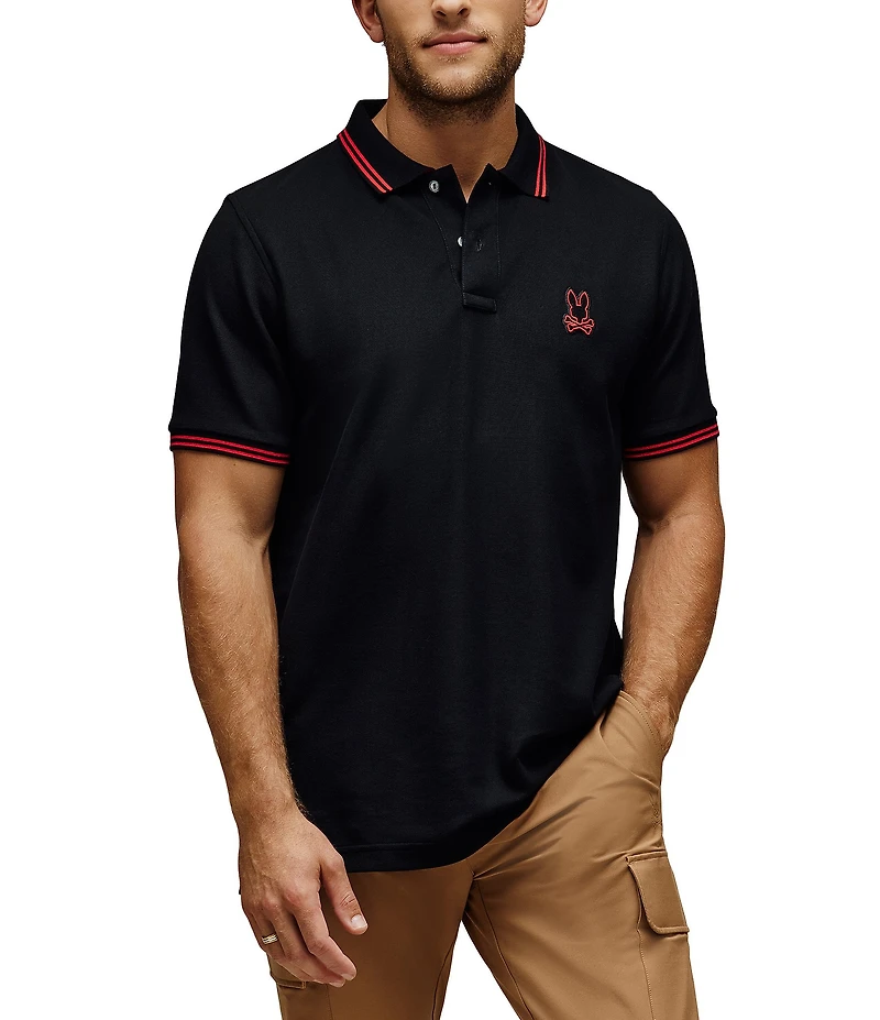 Psycho Bunny Sayer Bunny Pique Polo Shirt