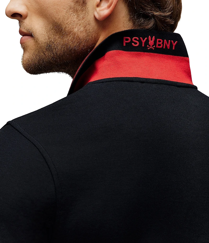 Psycho Bunny Sayer Bunny Pique Polo Shirt