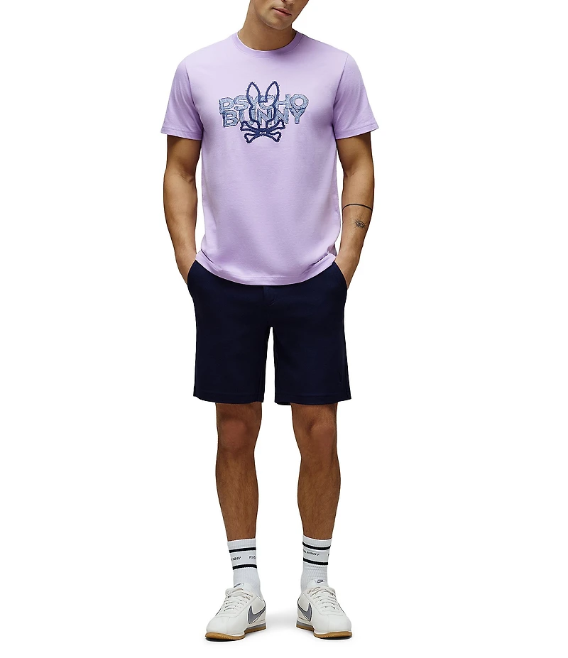 Psycho Bunny Shiro Twill 7#double; Inseam Shorts