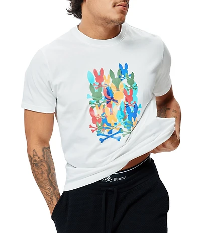 Psycho Bunny Short Sleeve Tanner Graphic T-Shirt