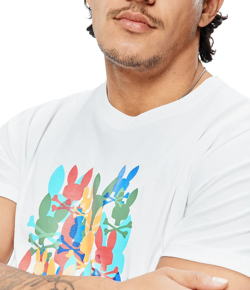 Psycho Bunny Short Sleeve Tanner Graphic T-Shirt