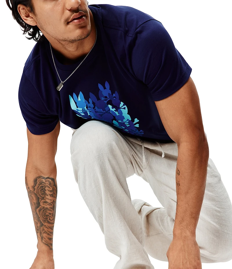 Psycho Bunny Short Sleeve Tanner Graphic T-Shirt