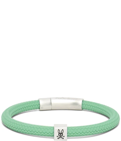 Psycho Bunny Silicone/Steel Bracelet