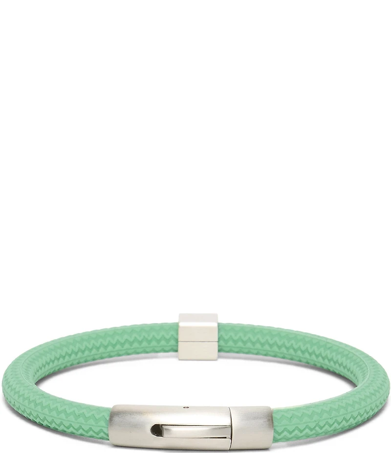Psycho Bunny Silicone/Steel Bracelet