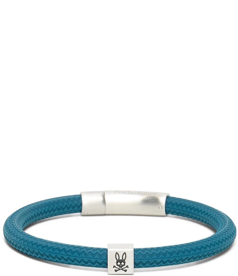 Psycho Bunny Silicone/Steel Bracelet