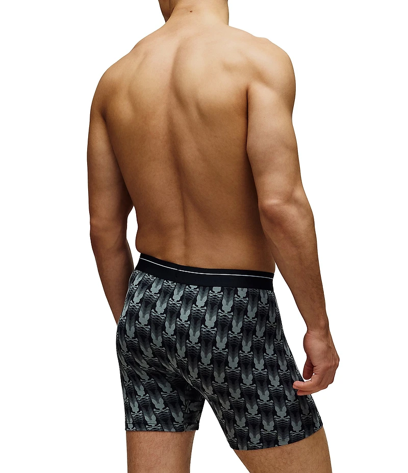 Psycho Bunny Single Blurred Logo Printed Boxer Briefs