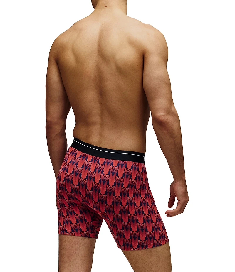 Psycho Bunny Single Blurred Logo Printed Boxer Briefs