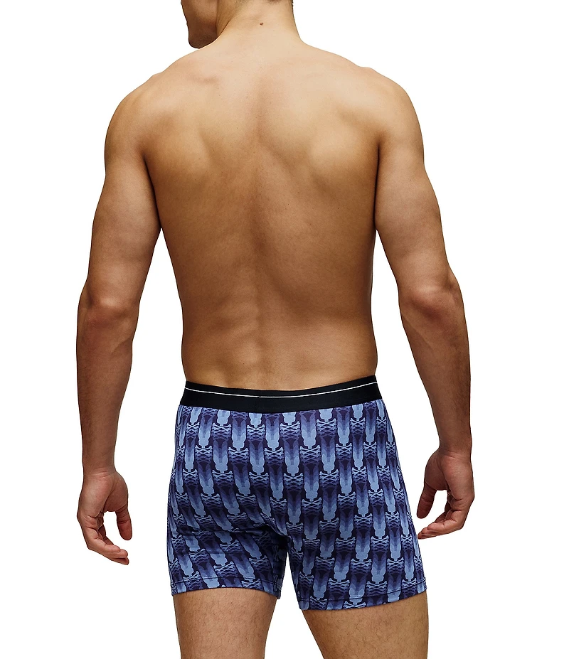 Psycho Bunny Single Blurred Logo Printed Boxer Briefs