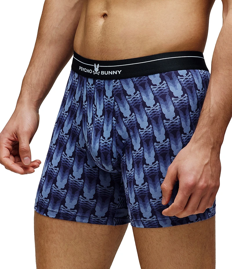 Psycho Bunny Single Blurred Logo Printed Boxer Briefs