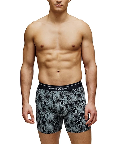 Psycho Bunny Single Printed Boxer Briefs