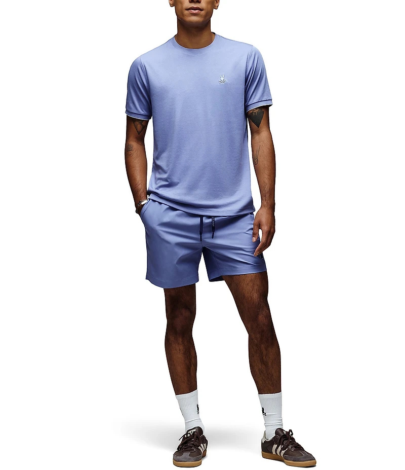 Psycho Bunny Slim Fit Bryce Performance Stretch Pique Short Sleeve T-Shirt