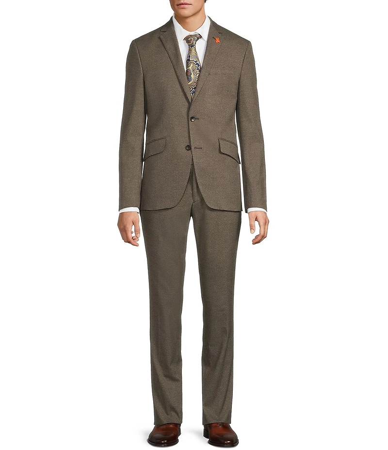 Psycho Bunny Slim Fit Flat Front 2-Piece Suit