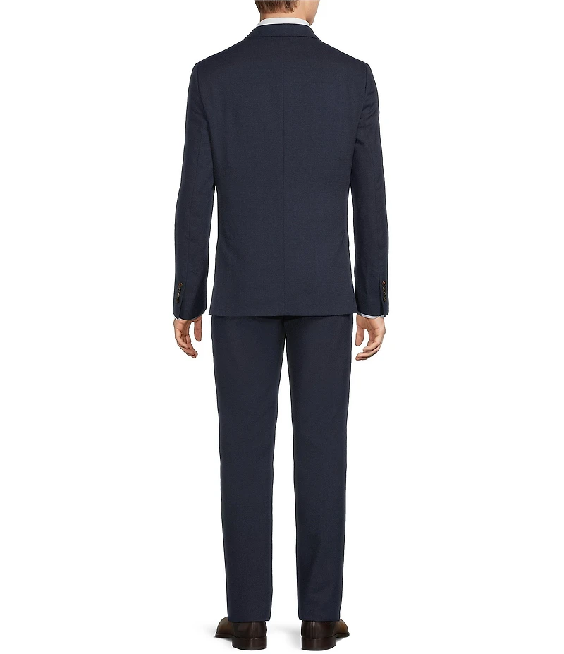 Psycho Bunny Slim Fit Flat Front Patterned 2-Piece Suit