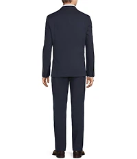 Psycho Bunny Slim Fit Flat Front Patterned 2-Piece Suit