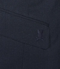 Psycho Bunny Slim Fit Flat Front Patterned 2-Piece Suit