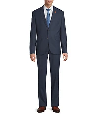 Psycho Bunny Slim Fit Plaid Flat Front 2-Piece Suit