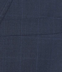 Psycho Bunny Slim Fit Plaid Flat Front 2-Piece Suit