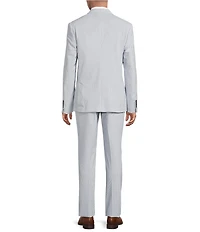 Psycho Bunny Slim Fit Striped Flat Front 2-Piece Suit