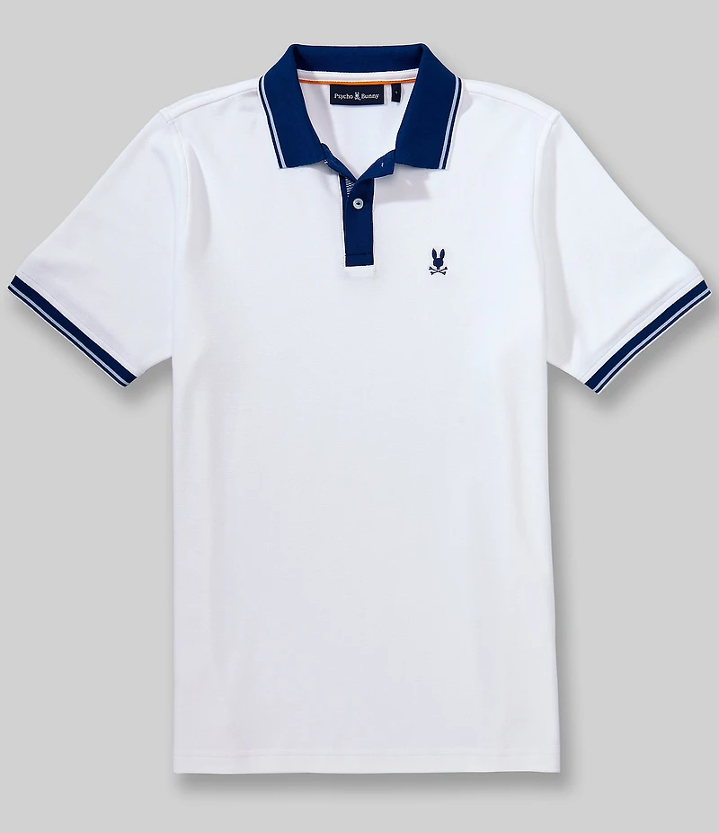 Psycho Bunny Stan Pique Short Sleeve Polo Shirt