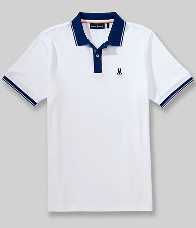 Psycho Bunny Stan Pique Short Sleeve Polo Shirt