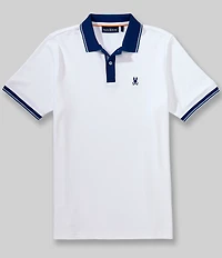 Psycho Bunny Stan Pique Short Sleeve Polo Shirt