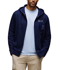 Psycho Bunny Summit Zip French Terry Hoodie