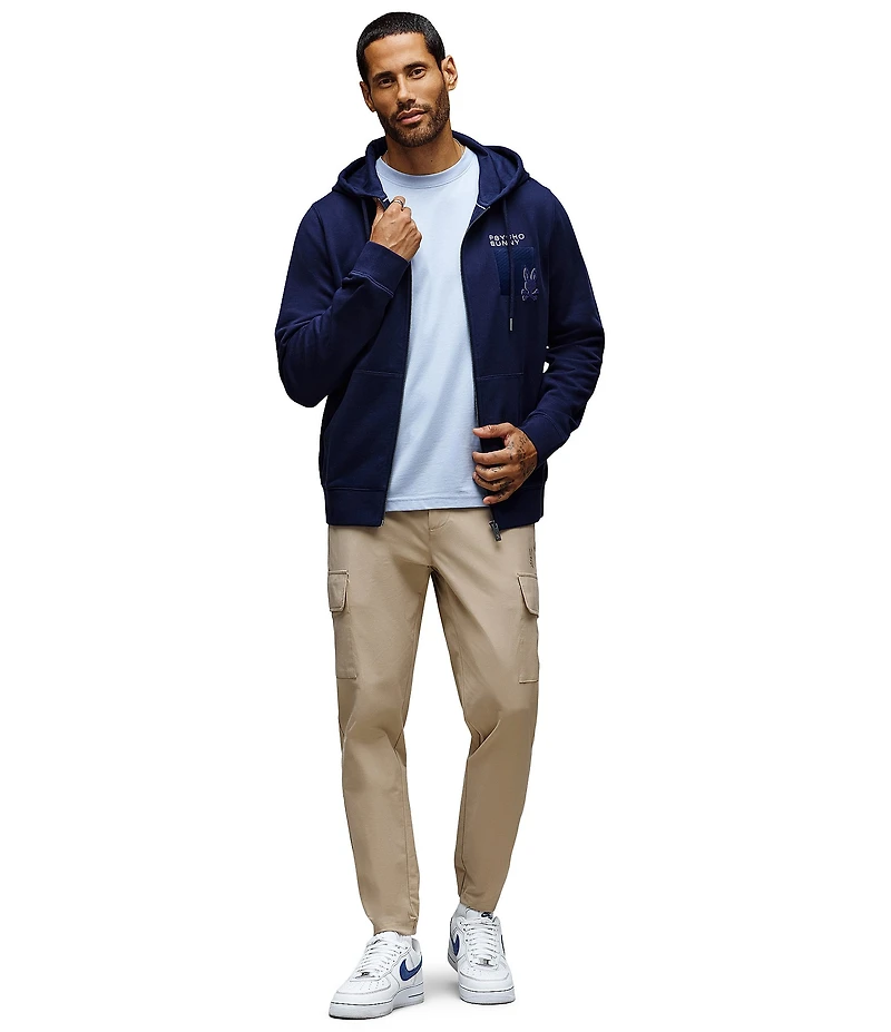 Psycho Bunny Summit Zip French Terry Hoodie