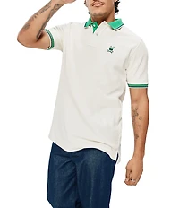 Psycho Bunny Sunny Pique Short Sleeve Polo Shirt