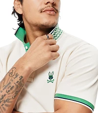 Psycho Bunny Sunny Pique Short Sleeve Polo Shirt