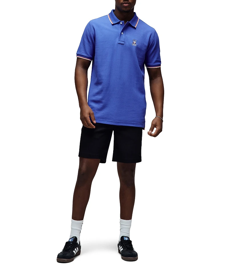 Psycho Bunny Sunny Pique Short Sleeve Polo Shirt