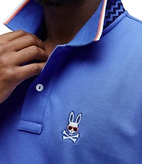 Psycho Bunny Sunny Pique Short Sleeve Polo Shirt