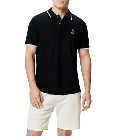 Psycho Bunny Sunny Pique Short Sleeve Polo Shirt
