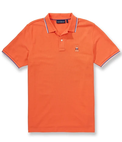 Psycho Bunny Sunny Pique Short Sleeve Polo Shirt
