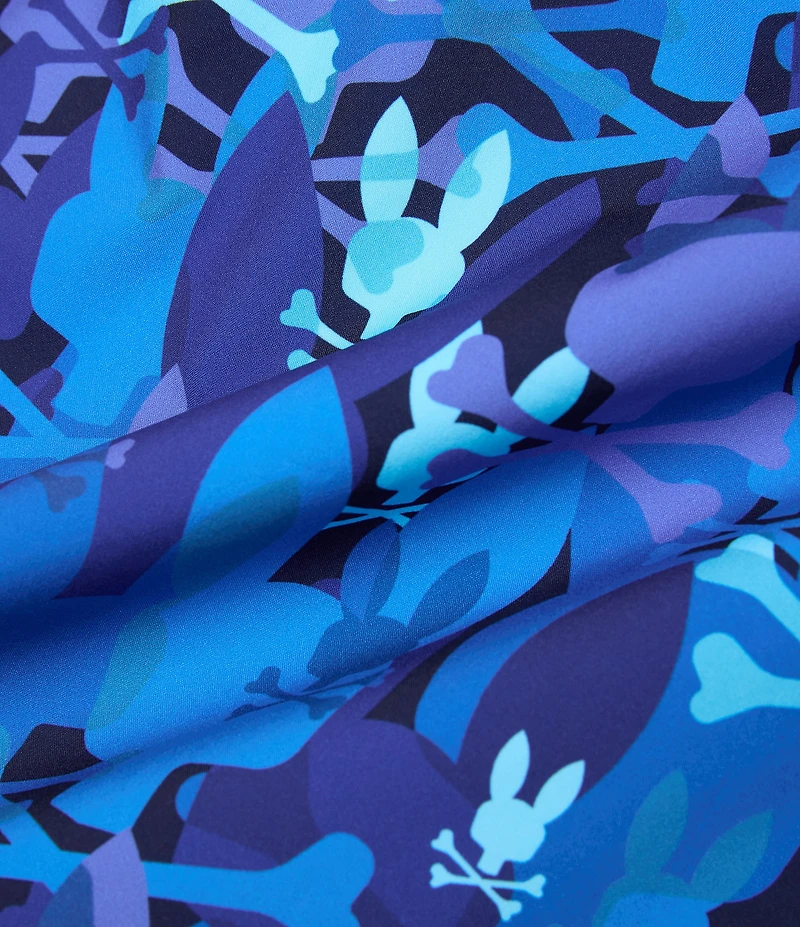 Psycho Bunny Tanner Allover Bunny Printed 5.75#double; Inseam Swim Trunks