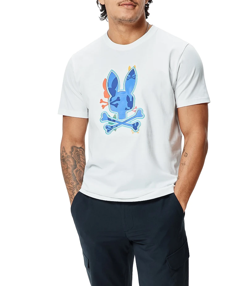 Psycho Bunny Tanner Bunny Graphic Short Sleeve T-Shirt