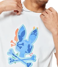 Psycho Bunny Tanner Bunny Graphic Short Sleeve T-Shirt