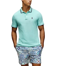 Psycho Bunny Tavian Pique Short Sleeve Polo Shirt