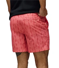 Psycho Bunny Toby Allover Bunny 5.75#double; Inseam Swim Trunks