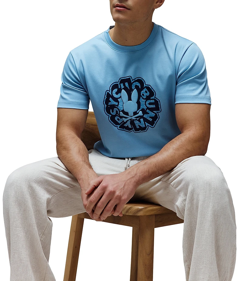 Psycho Bunny Toby Graphic Short Sleeve T-Shirt