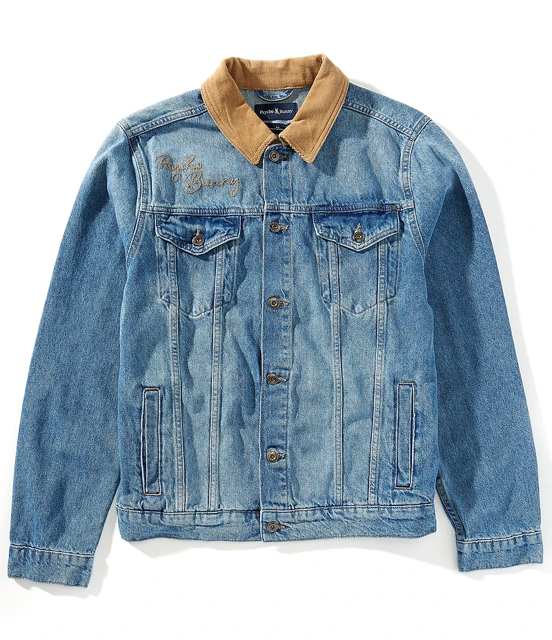 Psycho Bunny Wade Denim Trucker Jacket