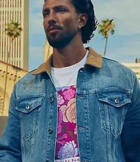 Psycho Bunny Wade Denim Trucker Jacket