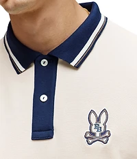 Psycho Bunny Wade Pique Short Sleeve Polo Shirt