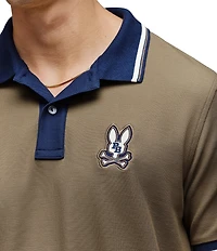 Psycho Bunny Wade Pique Short Sleeve Polo Shirt