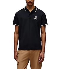 Psycho Bunny Wade Pique Short Sleeve Polo Shirt