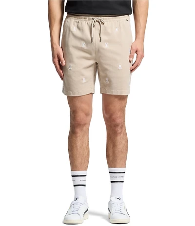 Psycho Bunny Willis Stretch 7#double; Inseam Shorts