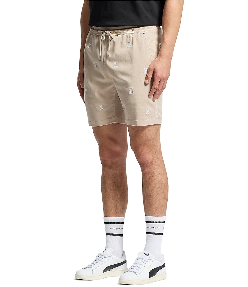Psycho Bunny Willis Stretch 7#double; Inseam Shorts