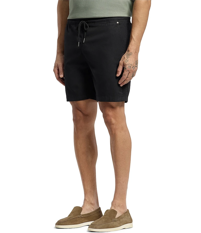 Psycho Bunny Willis Stretch Tencel 7#double; Inseam Shorts
