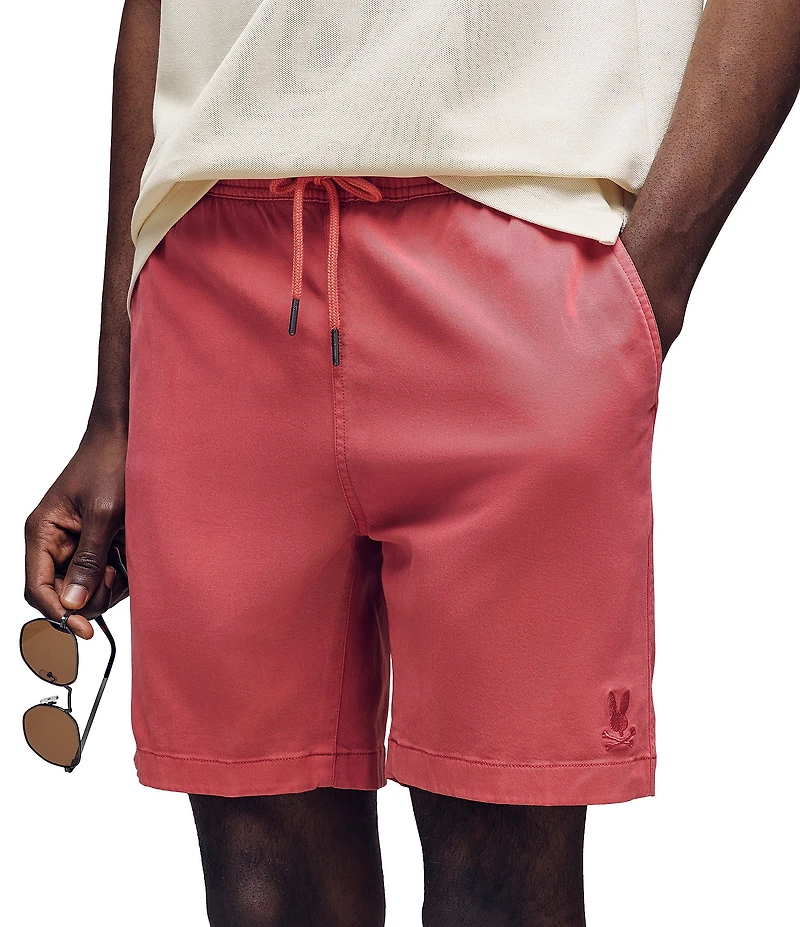 Psycho Bunny Willis Stretch Tencel 7#double; Inseam Shorts